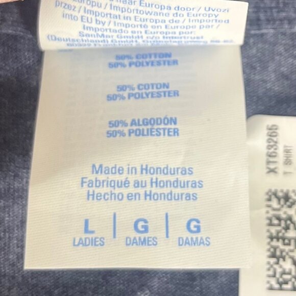 I Support My LGBT Friends Tshirt Womens Large Blue New Gay Pride LGBTQ - Picture 7 of 9